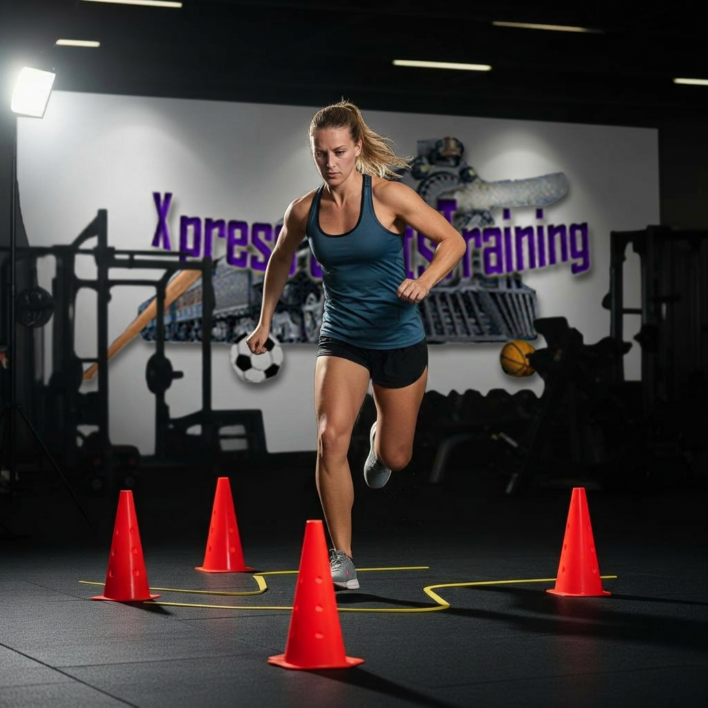 Cone agility drills